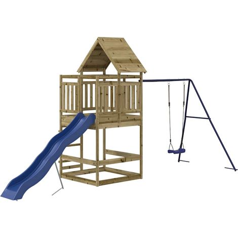 Maison Exclusive - Set da Gioco da Esterno in Legno di Pino Impregnato