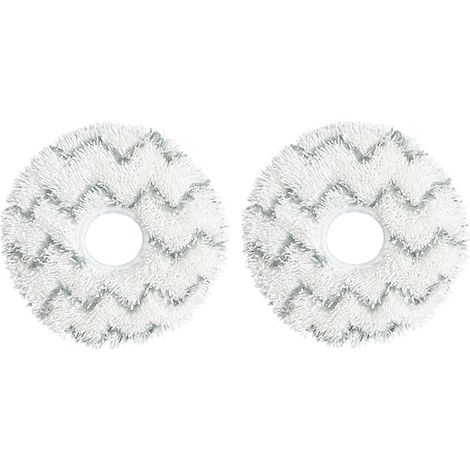 Paños de limpieza a rayas para aspiradoras ECOVACS X1 ONMI / X1 TURBO (paquete de 2) (1/4)