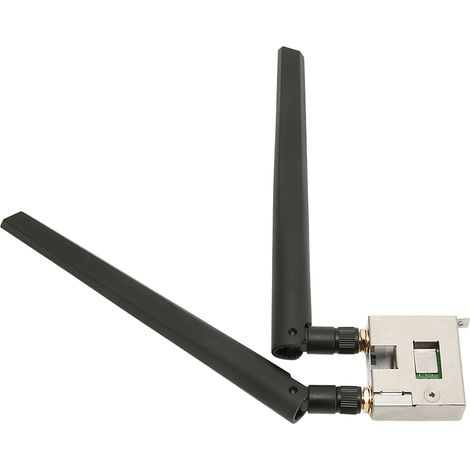Carte adaptateur WiFi sans fil 5374 Mbps 2,4 GHz 5 GHz 6 GHz M.2 NGFF Plug and Play Carte adaptateur WiFi triple bande (1/4)