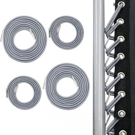 Cordons élastiques de rechange universels pour chaises Zero Gravity, chaises longues et chaises élastiques, lot de 4, gris (1/3)