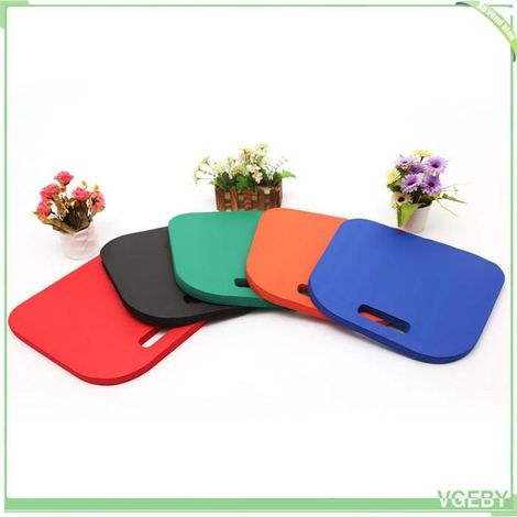 coussin à genoux - FAFEICY - Genouillère NBR - Épais - Portable avec poignée - Noir (1/5)