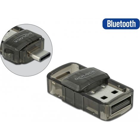 Adaptador USB 2.0 Bluetooth 4.0 2 en 1 USB Type-C⢠o Tipo-A