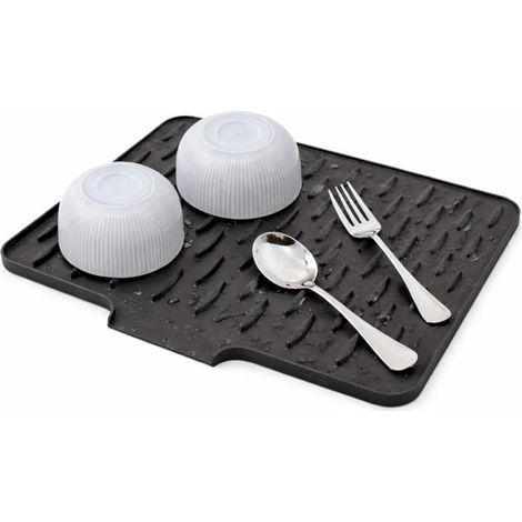 1 Tapis Égouttoir, Surface Antidérapante, Matériau TPR, Drainage Rapide, Pour Évier De Cuisine