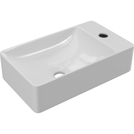 Lavabo sospeso in Ceramica Bianca - ERAVAL