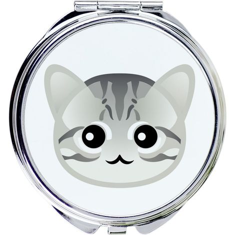 American Shorthair - Art-Dog Taschenspiegel für die Handtasche