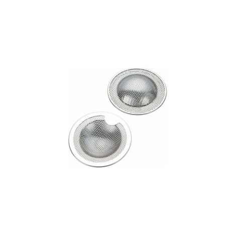 2 filtri per lavello in acciaio inox, 5,2 cm - Crezuo