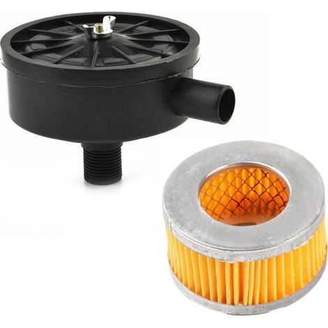 Filtre d'admission de compresseur d'air silencieux Réducteur bruit à air 20 mm Accessoires pompe, pour (1 lot) - 1 Set (1/5)