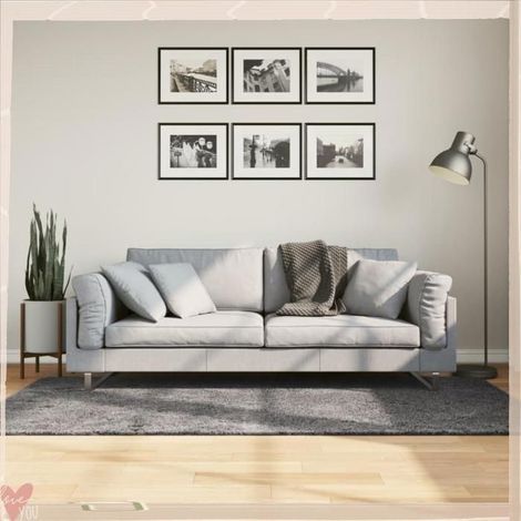 Tapis - VINGVO - 374998 - Poils courts doux - Lavable 30°C - Antidérapant 100x200 cm (1/5)