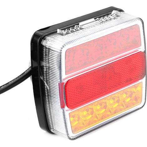 1 Paar 12V magnetische LED-Sicherheitsleuchten/Rückleuchten für Anhänger, LKW und PKW (1/5)