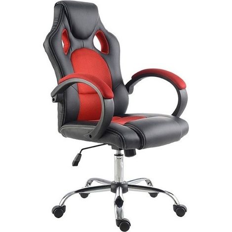 POLTRONA GAMING LEDIAN - Nero / Rosso