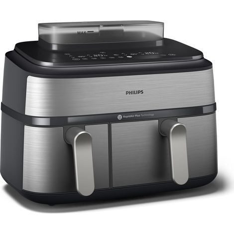 Philips 5000 series Serie 5000 Heißluftfritteuse, 9 l, 2750 W, silber