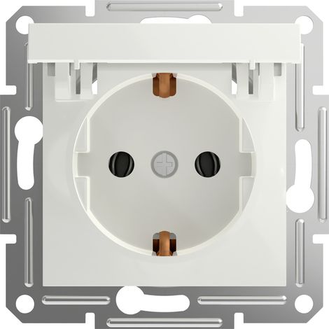 Schneider Electric Steckdose mit Klappdeckel Asfora Weiß (RAL 9003) EPH3170121D 1 St. (1/5)