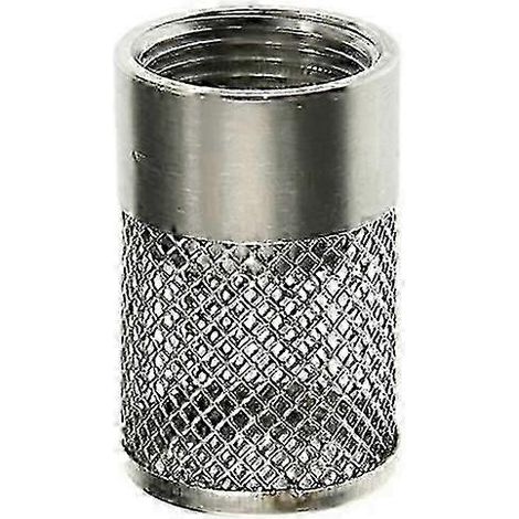 Ansaugsieb aus Edelstahl für Gartenschläuche, einfach zu installierender Ansaugschlauch-Filterkopf für Bewässerungspumpen-36mm (1/5)