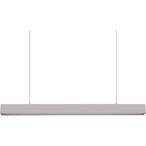 Barra Lineal LED 120cm 40W Turner 2700K Plateado Blanco Cálido