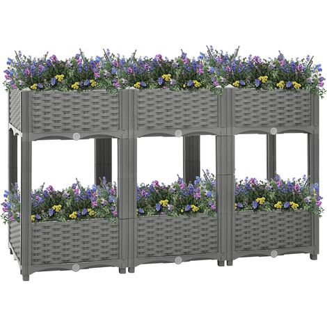 Maison Exclusive - Hochbeet 120x40x71 cm Polypropylen