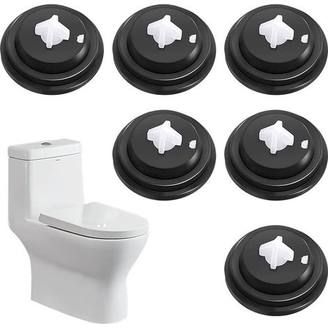 Rondelles de Diaphragme de Soupape, 6 Pièces Valves à Flotteur pour robinet, Joint Chasse dEau WC,Rondelles de Diaphragme en Caoutchouc de Rechange pour (1/5)