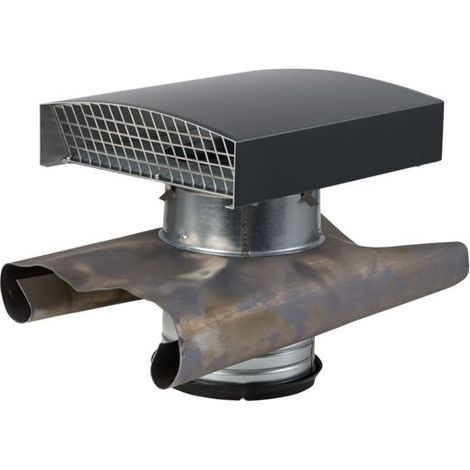 STIEBEL ELTRON Dachdurchführung für Schrägdach, Aluminiumhaube, DN 160