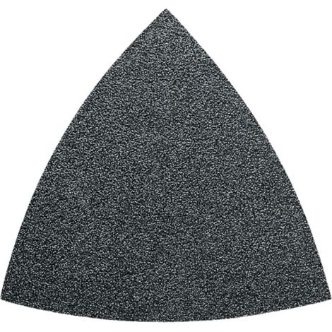 Fein 63717084013 Carta abrasiva a delta a strappo, non perforato Dimensione dei grani 100 Lato 80 mm 50 pz.
