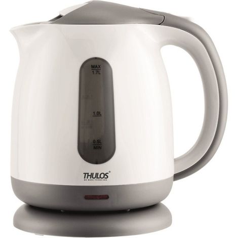Bouilloire électrique en acier inoxydable de 1,7 litre Bouilloire avec filtre amovible Théière électrique portable pour infu (1/5)