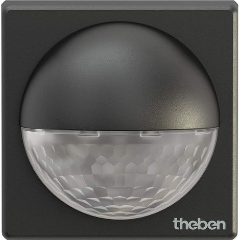 Theben 1010201 theLuxa R180 BK - Rilevatore di movimento passivo a infrarossi nero - Copertura angolare 180°- per esterno (1/5)