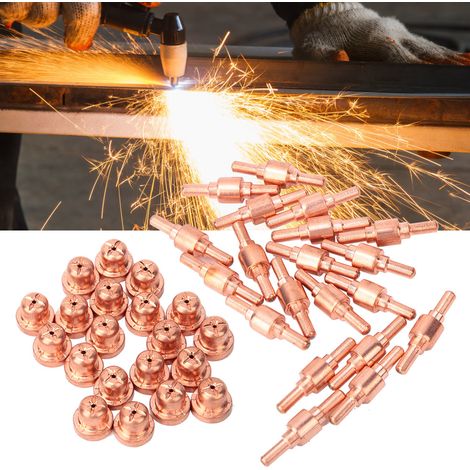 40 consommables de découpe plasma, buse d'électrode pour torche plasma PT31 LGK40 (1/5)