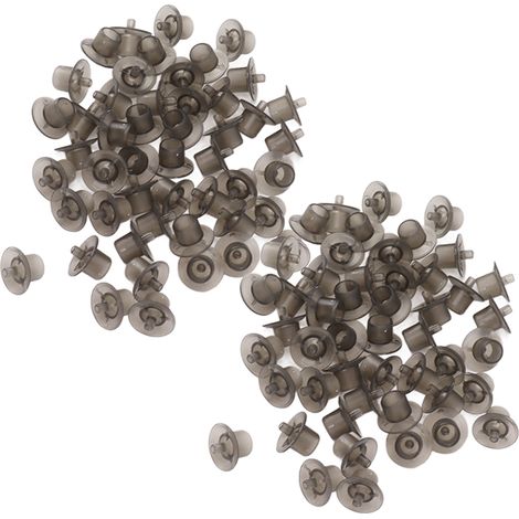 Lot de 100 coupelles d'élevage de reines abeilles en plastique, couleurs vives, pour apiculteurs (gris). (1/5)