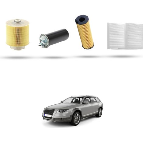 Kit Tagliando 4 filtri compatibile con Audi ALLROAD II (4FH) 2.7 TDI 132kw dal 2006 (1/5)