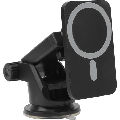 15-W-Magnet-QC3.0-Wireless-Autoladegerät mit Schnellladepanel, Überlastungsschutz und universellem Plug-and-Play-System (1/5)