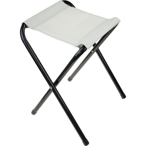 Silla TG55994-1, silla de pesca, silla de camping, taburete plegable gris (1/4)