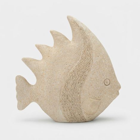 Decorazione marina a forma di pesce in polyresina Pesce L (1/5)