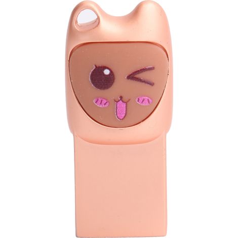 Clé USB de stockage en forme de U avec adaptateur Type-C pour smartphone, ordinateur et ordinateur portable (or rose 32 Go) (1/5)