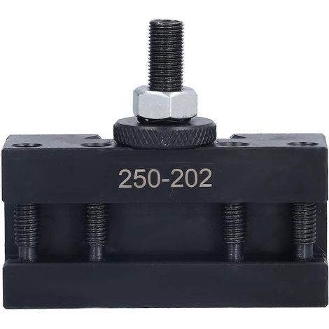 Porte-outil de tournage/dressage avec rainure en V, outils HSS pour tours CNC manuels BXA 250-202 (1/4)