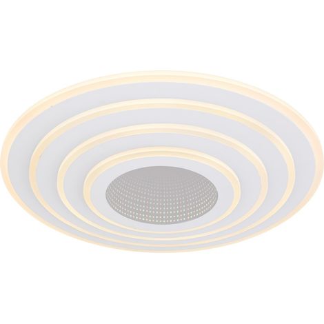 Globo - plafón - Jocelyn - blanco - metal - Ø 50cm - LED - (1/5)