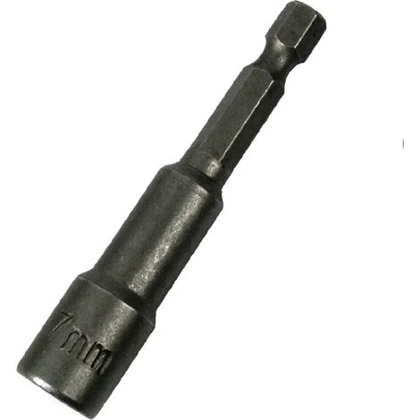 1 pc lot de porte-embouts magnétiques, 7mm Magnétique Hexagonale Douille, Embout Aimanté Perceuse Prise Hexagonale (1/4)