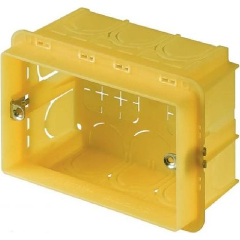 TRADE SHOP - Scatola Universale Di Derivazione Rettangolare Da Incasso 503 3 Moduli Posti - (1/2)
