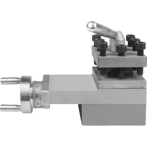 Porte-outil de tour, acier à haute résistance, usinage de précision, construction durable, compatibilité polyvalente, installation facile (1/5)