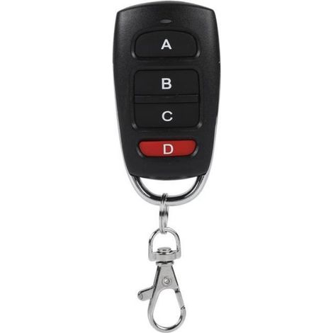 Commutateur Télécommande Sans Fil - 4 Voies - 12 V DC - 433 MHz - Portée 100 M - Pour Automatisation Domestique et Industrielle - 1 Pièce (1/4)
