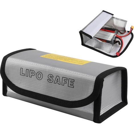 LiPo Guard Sac de Protection Ignifuge pour Batterie,sac de protection de sécurité ignifuge,sac de batterie Lipo,sac de batterie ignifuge (1/5)