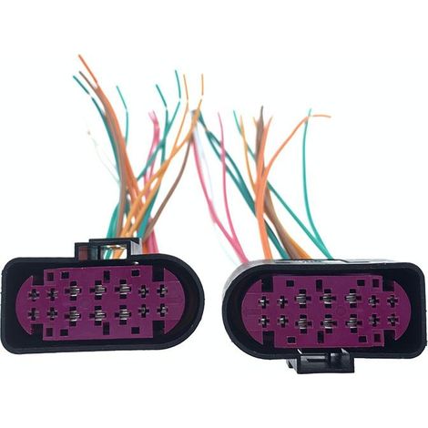 Compatible avec la prise de phare Foton Daimler Auman GTL nouvelle ETX EST, prise de phare ETX modèle annuel -- JB1451-14P