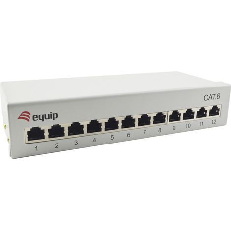 Equip 12-Port Cat6 Patch Panel da Scrivania Bianco (1/5)