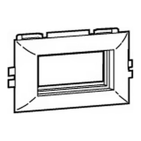 Legrand 030397 - MOSAIC 45 PLASTIC SUPPLEMENT 4M COVER L75