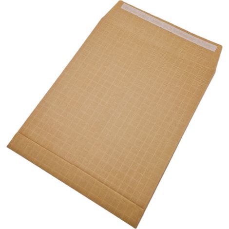 Lot de 50 Pochettes à soufflets 30 mm Kraft armé 130 gr 24 : 260 x 330 mm (1/2)