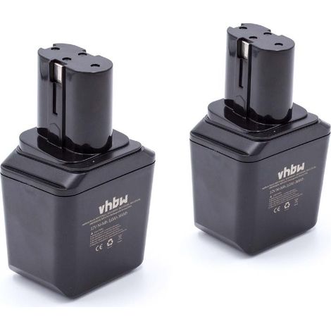vhbw 2x batteria compatibile con Bosch serie GSB 1a generazione utensile elettrico (3000 mAh, NiMH, 12 V)