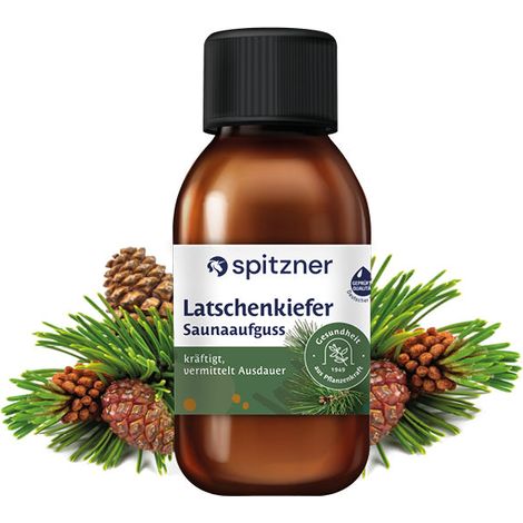 Spitzner Saunaaufguss Latschenkiefer 125 ml Hydro Sauna Aufguss Gesundheitsaufguss