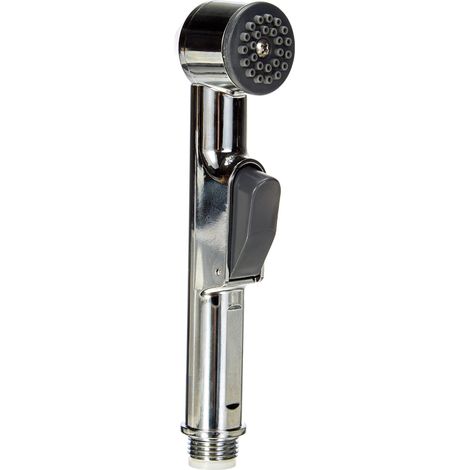 Jet Pomme de Douche Santa Cruz Chrome avec Interrupteur, Argent (1/2)