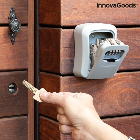 InnovaGoods Caja fuerte para Llaves Gris Compacta y Segura (1/5)