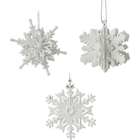 Guirlande De Décoration De Noël - Pendentif Flocon D'ange Et Cerf - Pour Arbre Porte Mur Ballons - Lot De 6 (1/5)