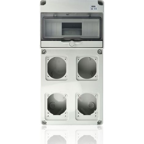 Gewiss quadro stagno q-din 10 moduli 4 flange gw68003n (1/6)