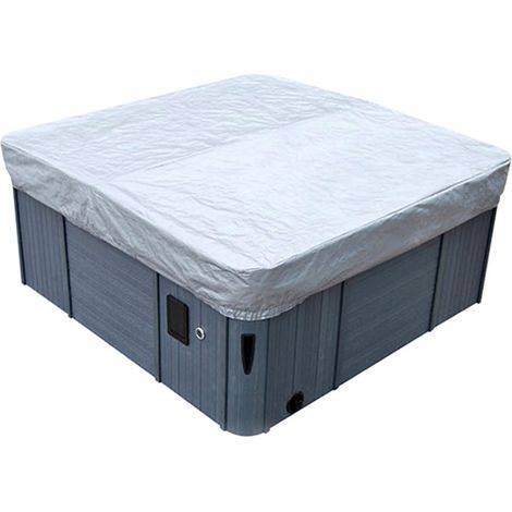 Cover Guard, bâche de Protection pour couvertures isolantes, 2,43 x 2,43 x 0,3 m, Couverture de Protection en polyéthylène tissé, Contre Les Rayons UV, Le Vent et Les intempéries (1/5)