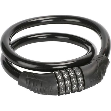 Antivol Vélo,Antivol Trotinette Electrique,Cadenas Velo Antivol Trottinette,Antivol Casque Moto,Antivol Remorque Attelée,Antivol Velo Code,Avec code intelligent à 4 chiffres,Pour bicyclettes,Anti Vol (1/5)
